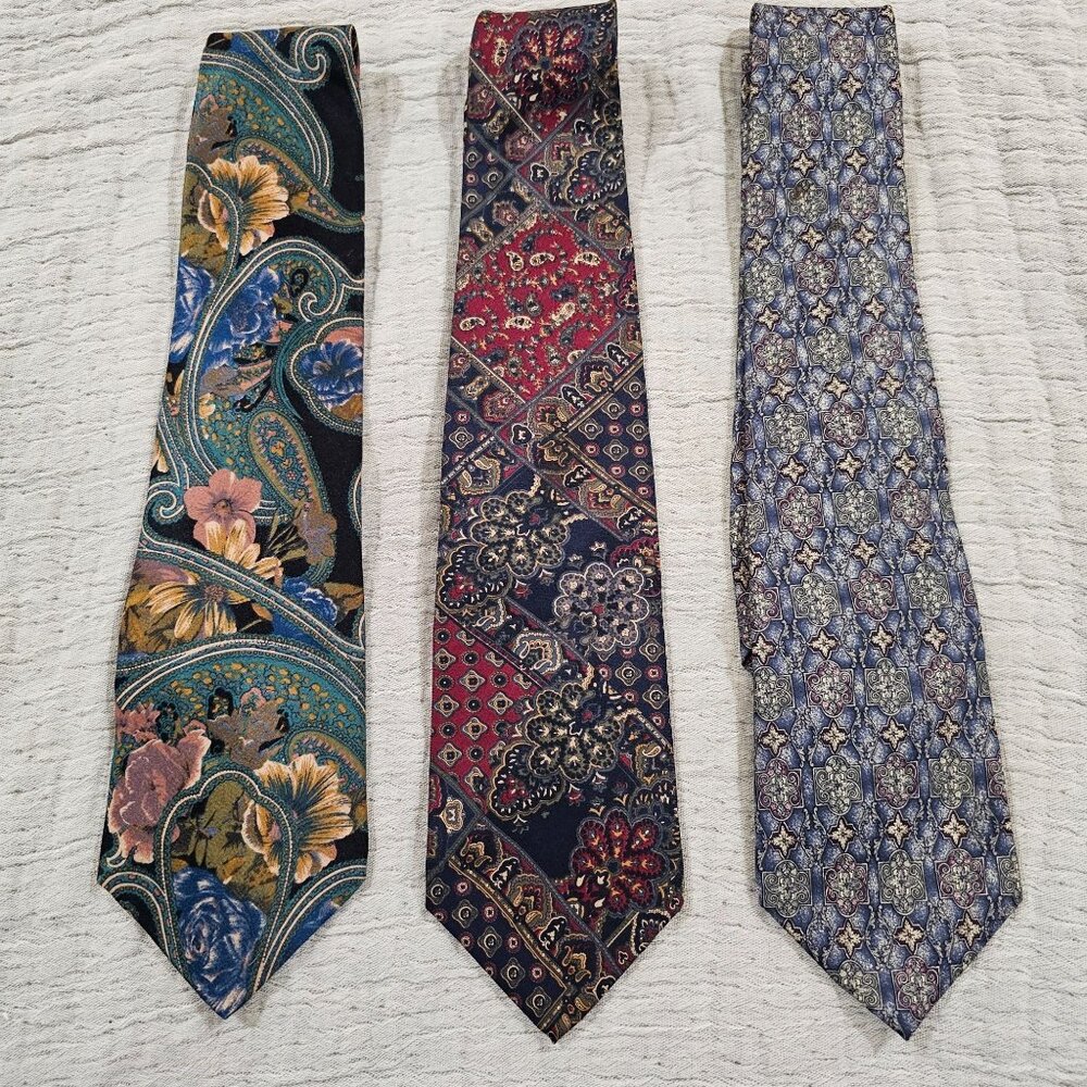 Van Huesen 417 Silk Ties - Lot of 3‎ - Men's Neckties - Neckties - Ties